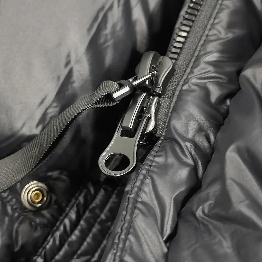 Long Hooded Quilted Puffer Jacket