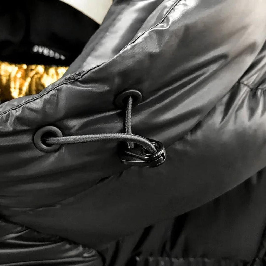 Long Hooded Quilted Puffer Jacket