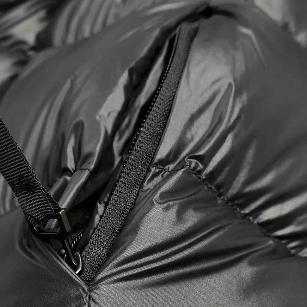 Long Hooded Quilted Puffer Jacket