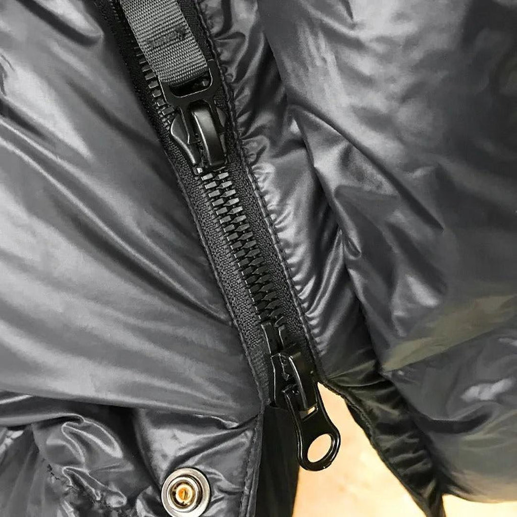 Long Hooded Quilted Puffer Jacket