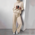 Turtleneck Knit Two Piece Set