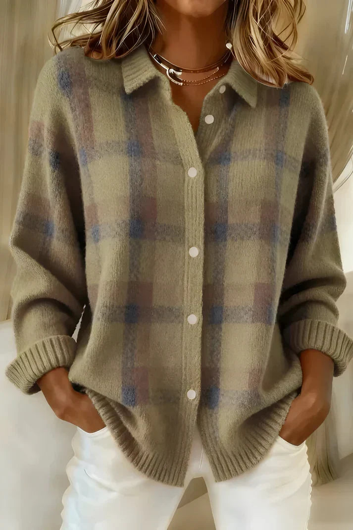 Longline Button Front Knit Cardigan