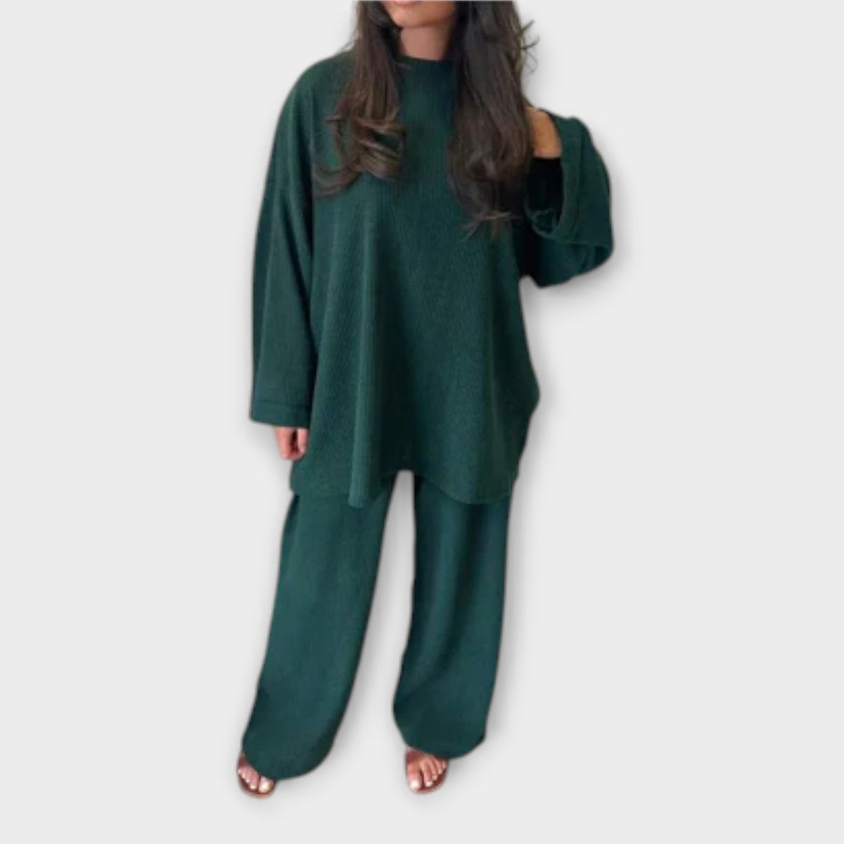 Plus Size Set - Ribbed Style