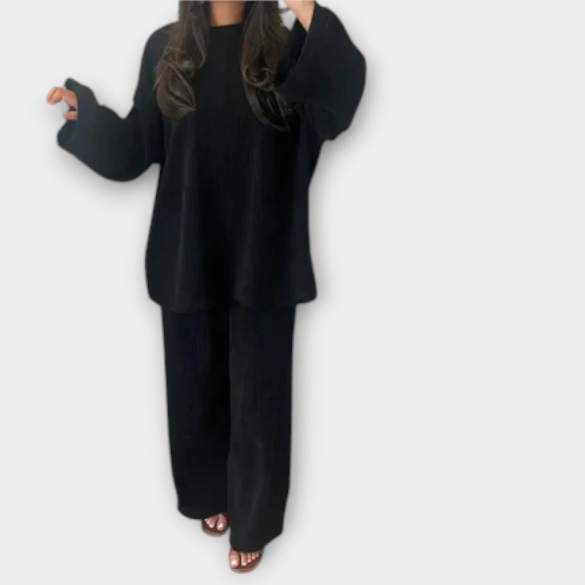 Plus Size Set - Ribbed Style