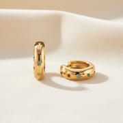 Celestial Hoop Earrings | Gold-Plated