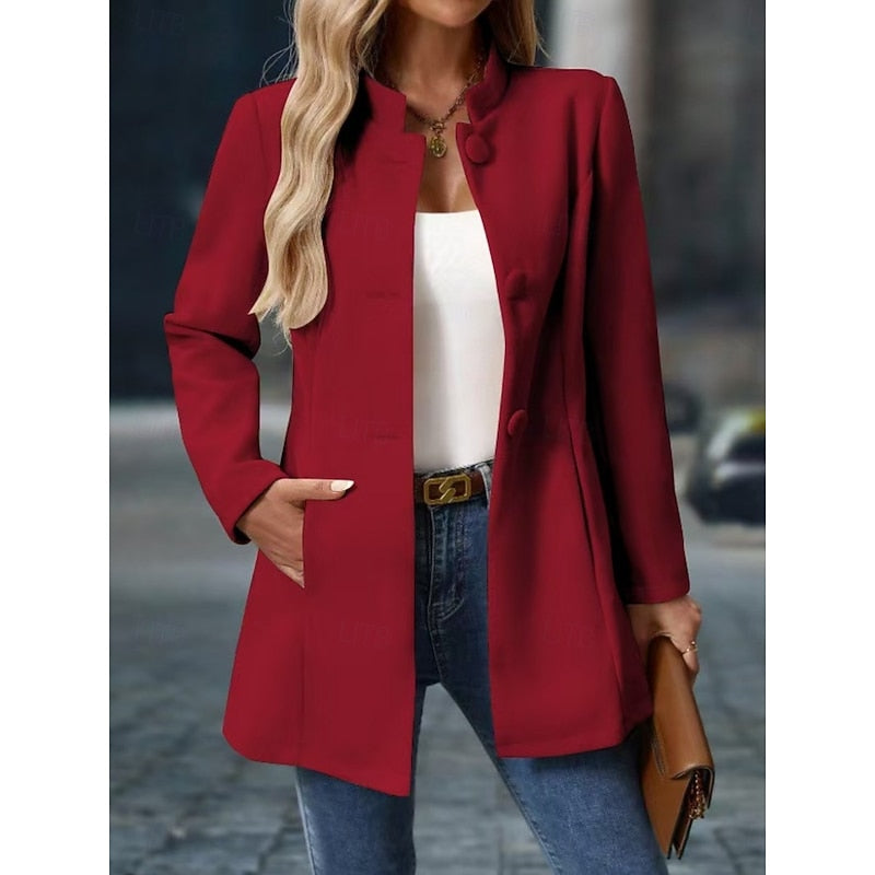 Stand Collar Autumn Coat