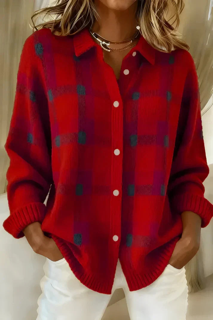 Longline Button Front Knit Cardigan