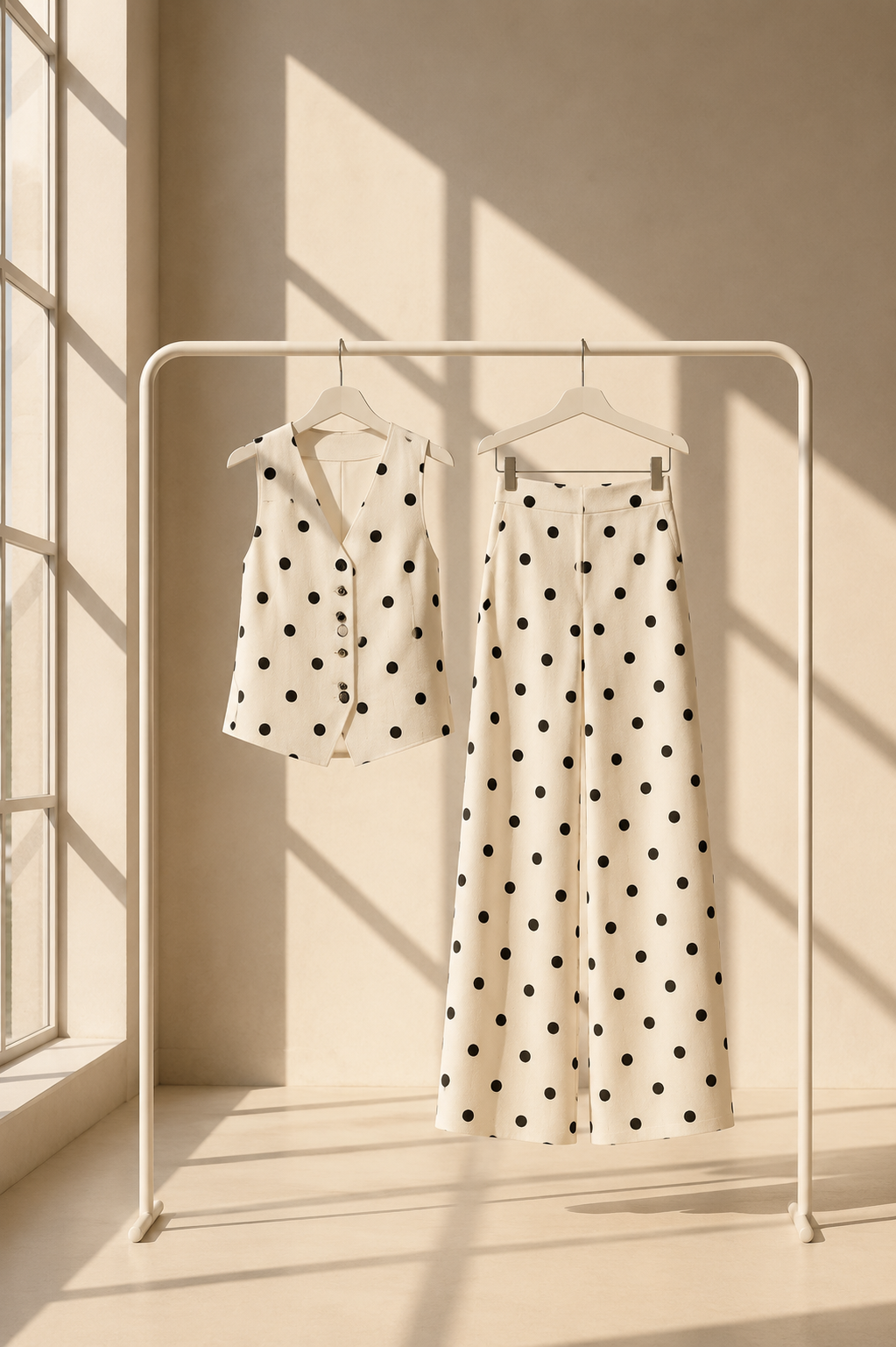 Polka Dot Two Piece Co-Ord Set