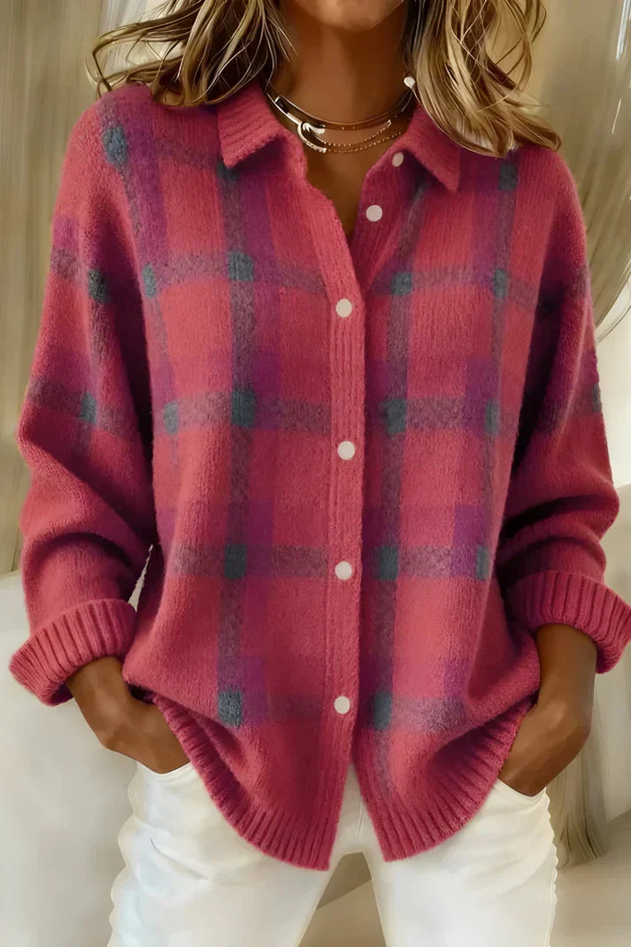 Longline Button Front Knit Cardigan