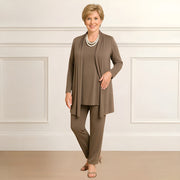 Three Piece Cosy Knit Trouser Set