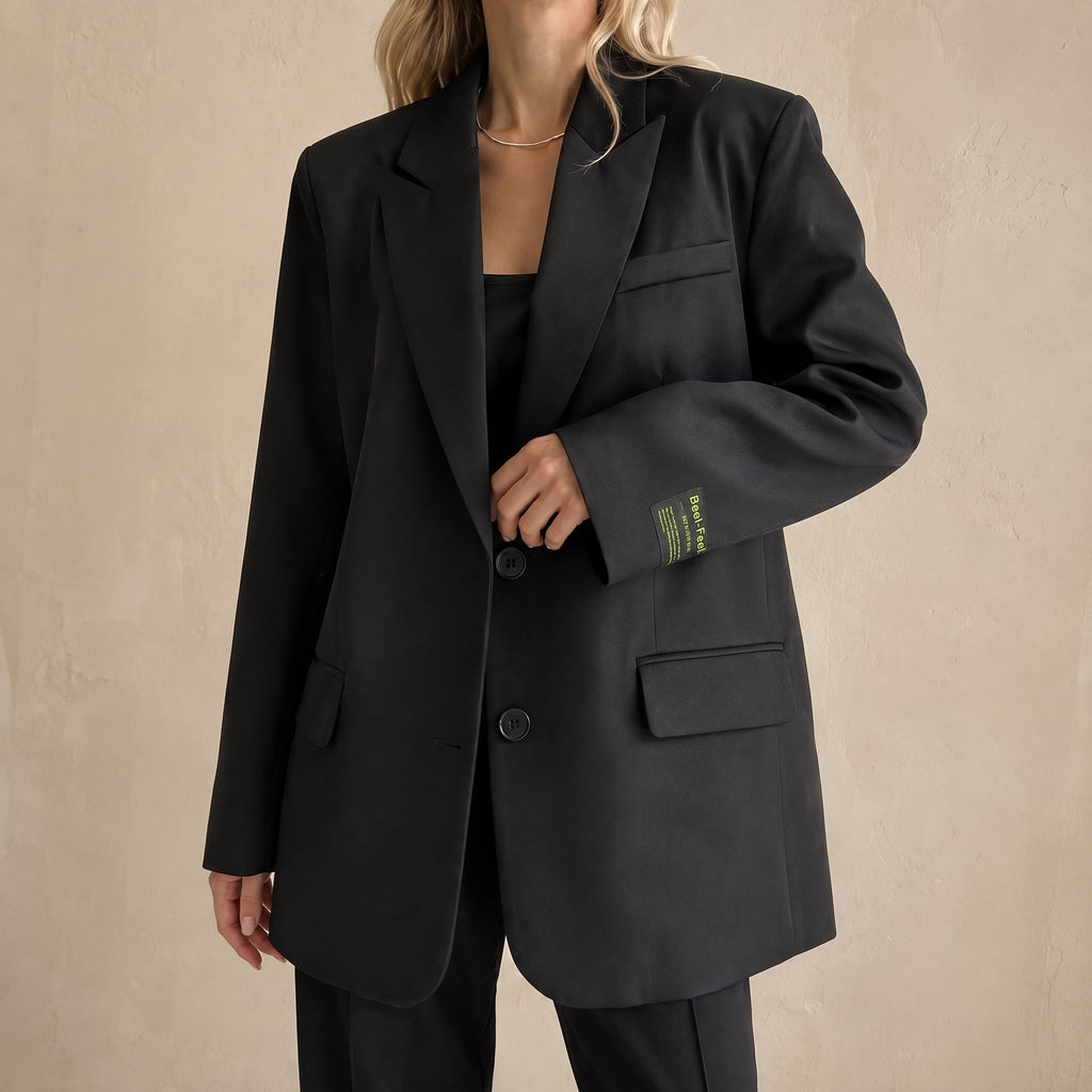 Oversized Longline Tailored Blazer