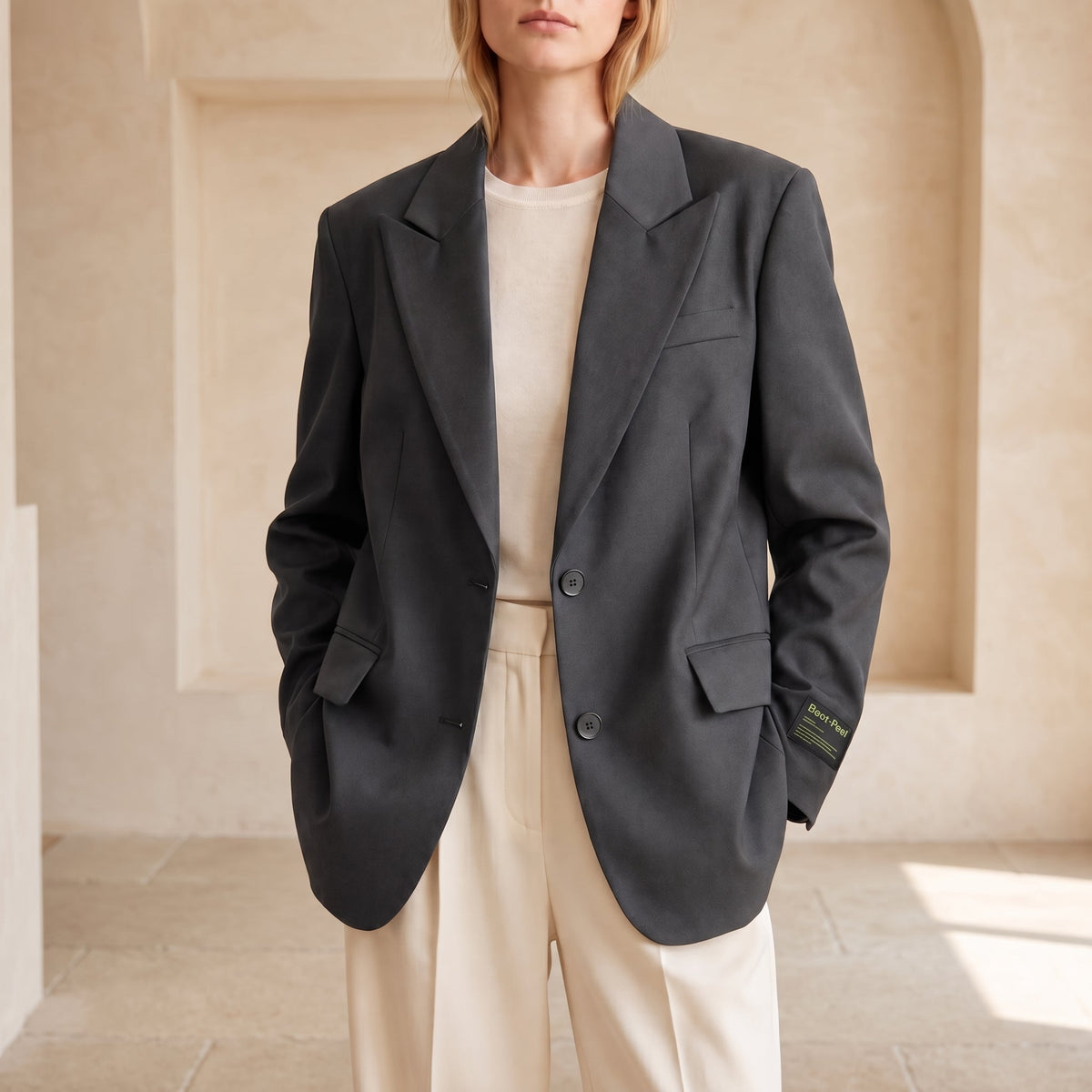 Oversized Longline Tailored Blazer