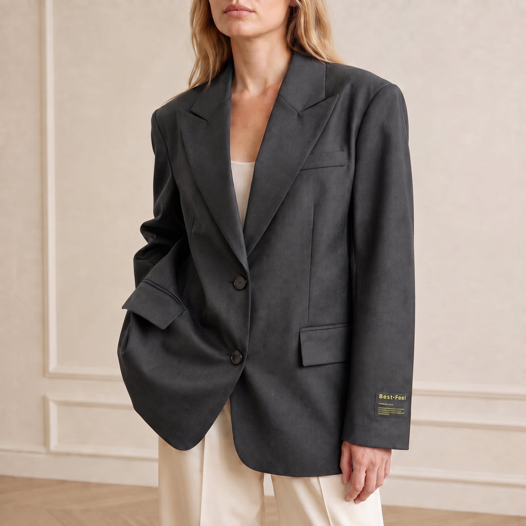 Oversized Longline Tailored Blazer