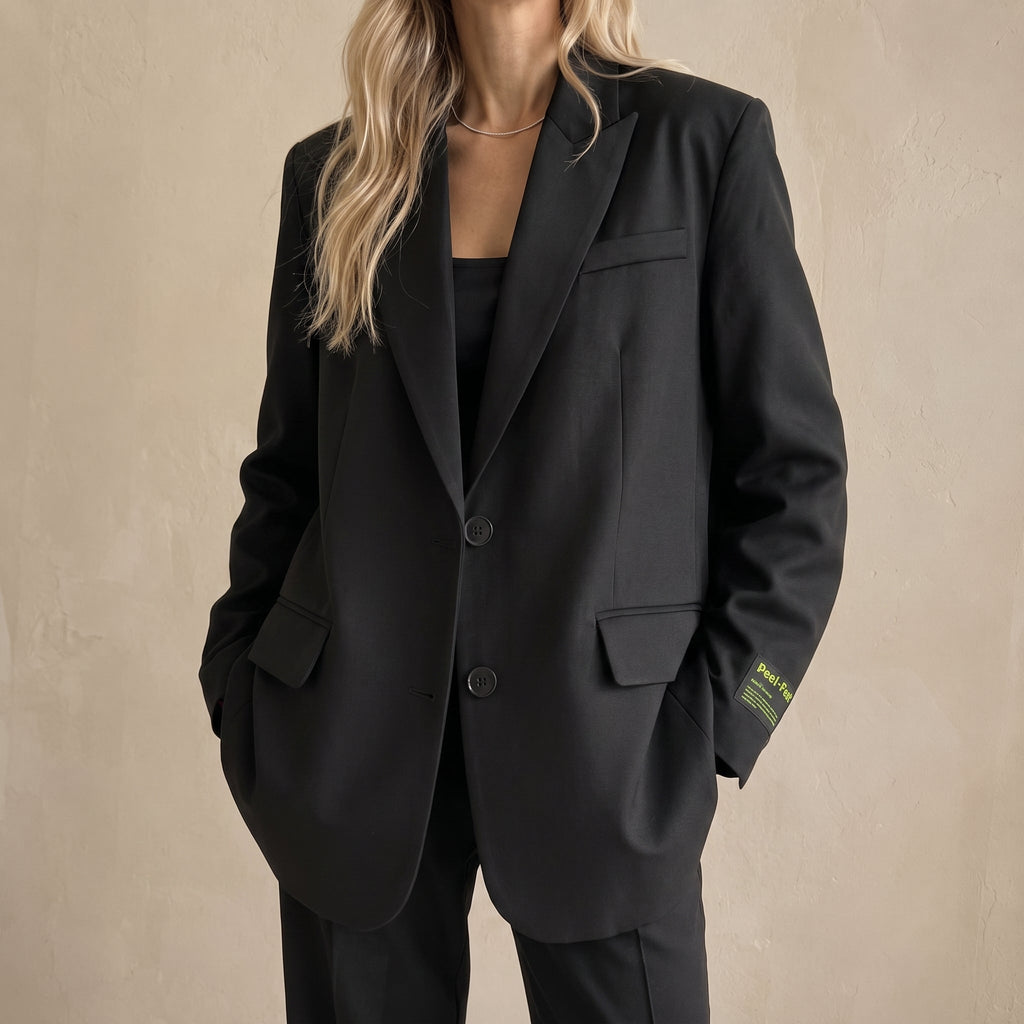 Oversized Longline Tailored Blazer