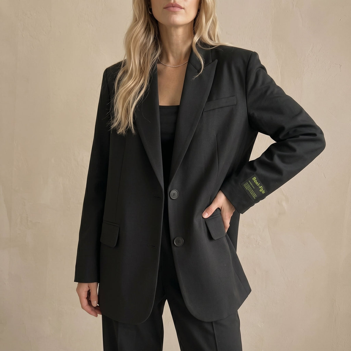 Oversized Longline Tailored Blazer