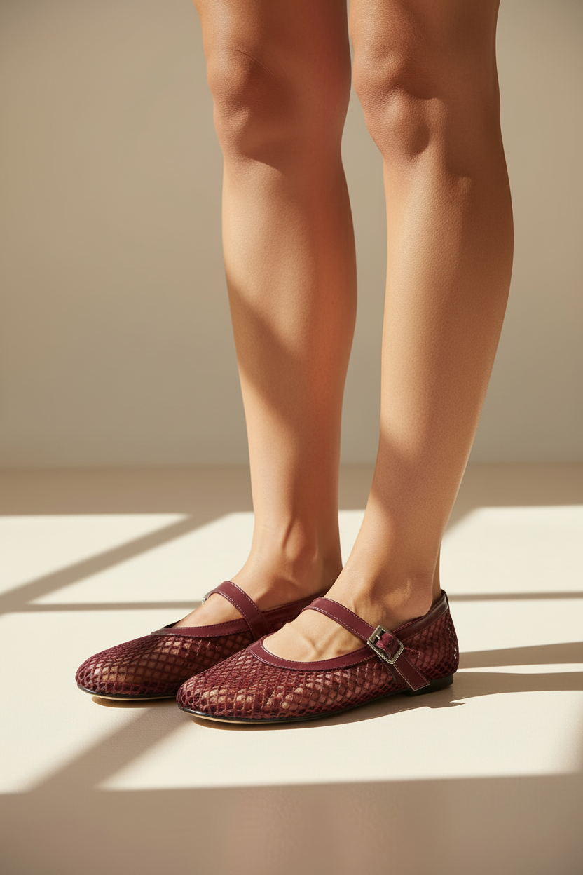 Mesh Ballet Flats
