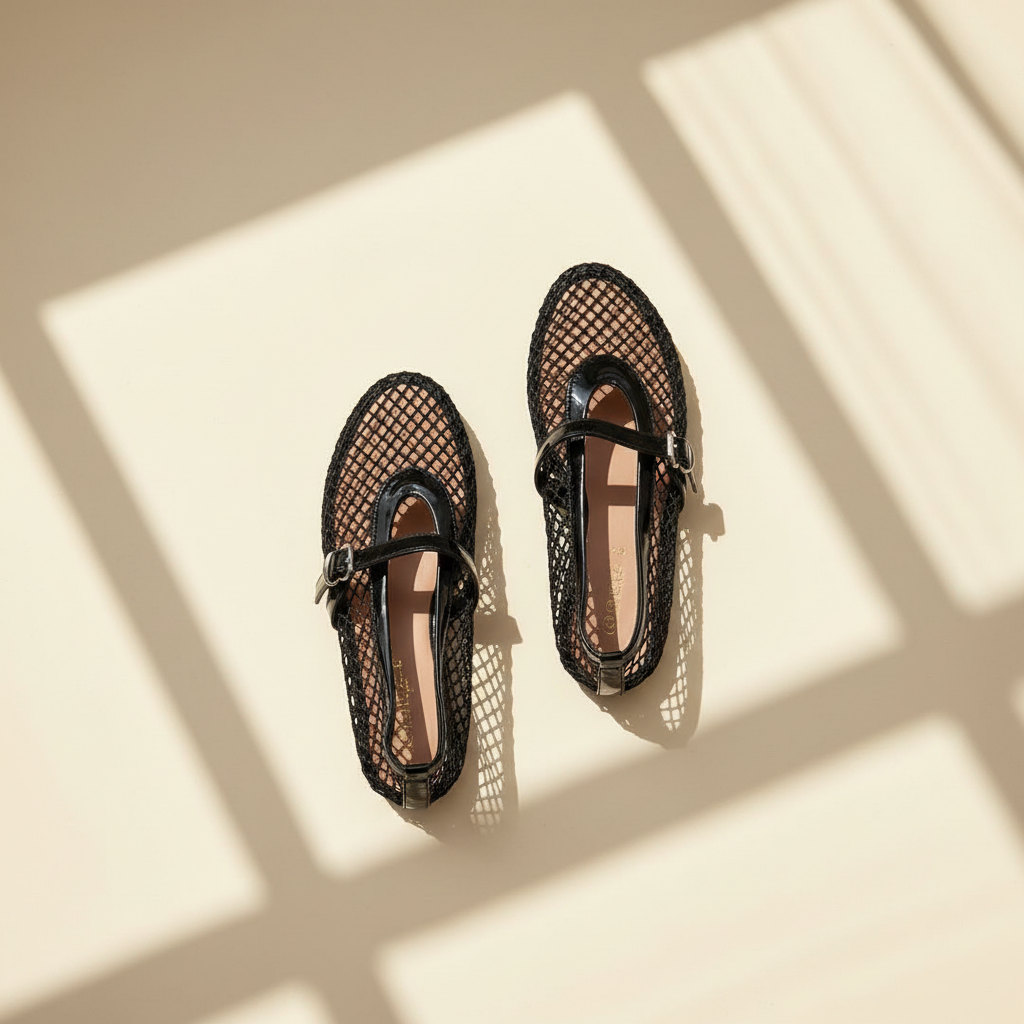 Mesh Ballet Flats