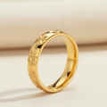 Starburst Band Ring | Gold-Plated | Ivory Nova