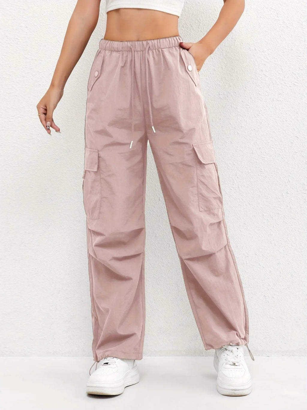 Parachute Cargo Drawstring Trousers