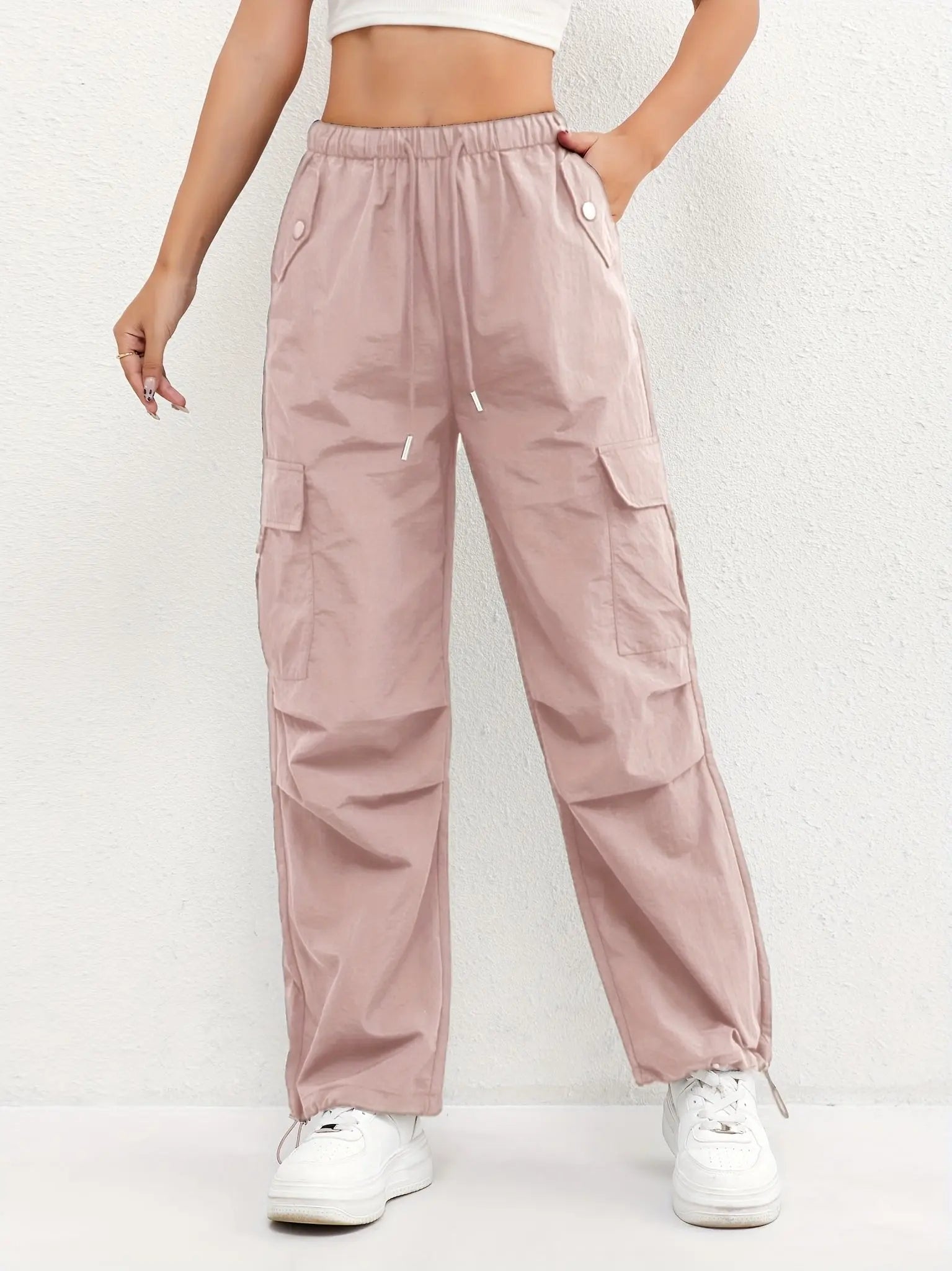 Parachute Cargo Drawstring Trousers