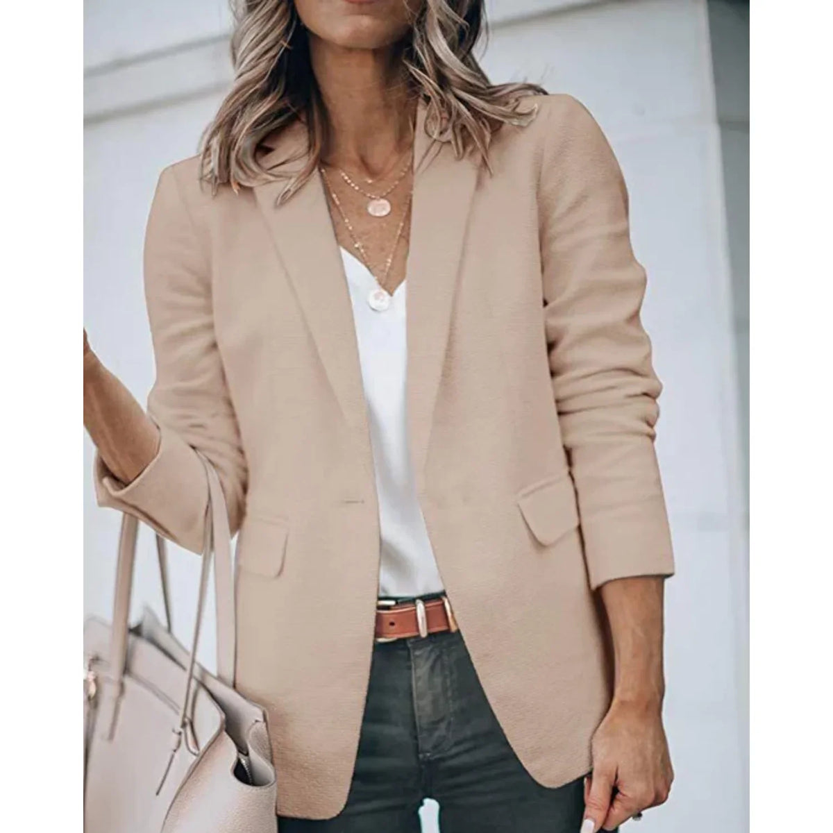 Tailored Fitted Classic Blazer
