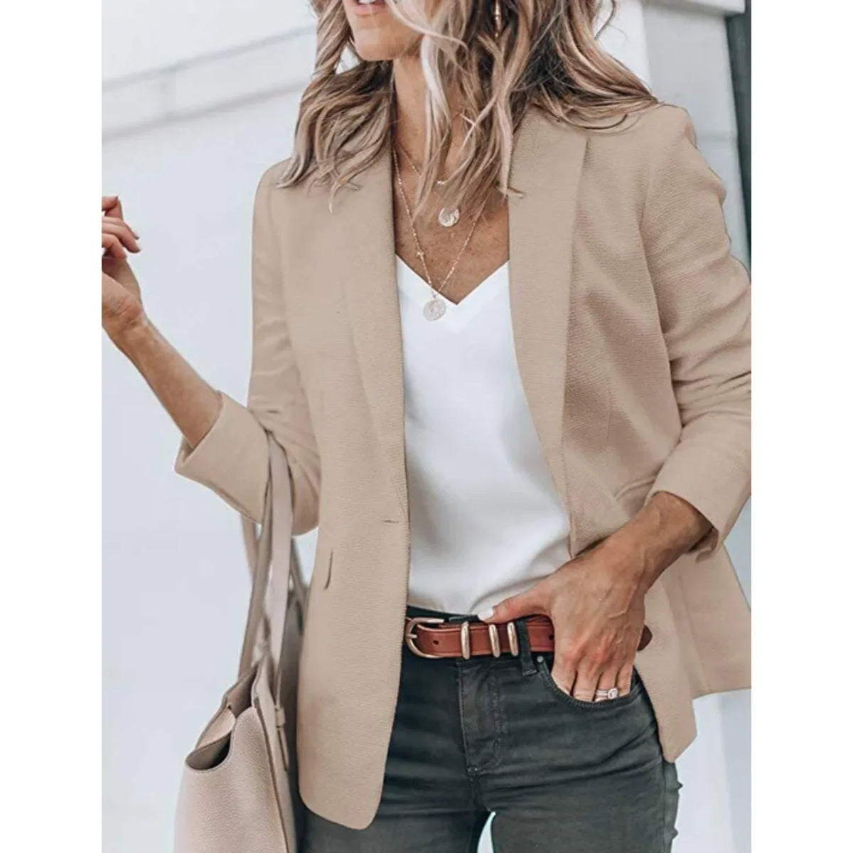 Tailored Fitted Classic Blazer