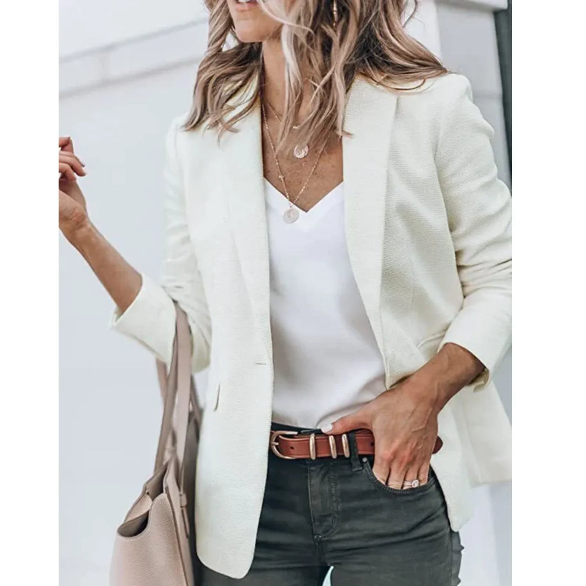 Tailored Fitted Classic Blazer