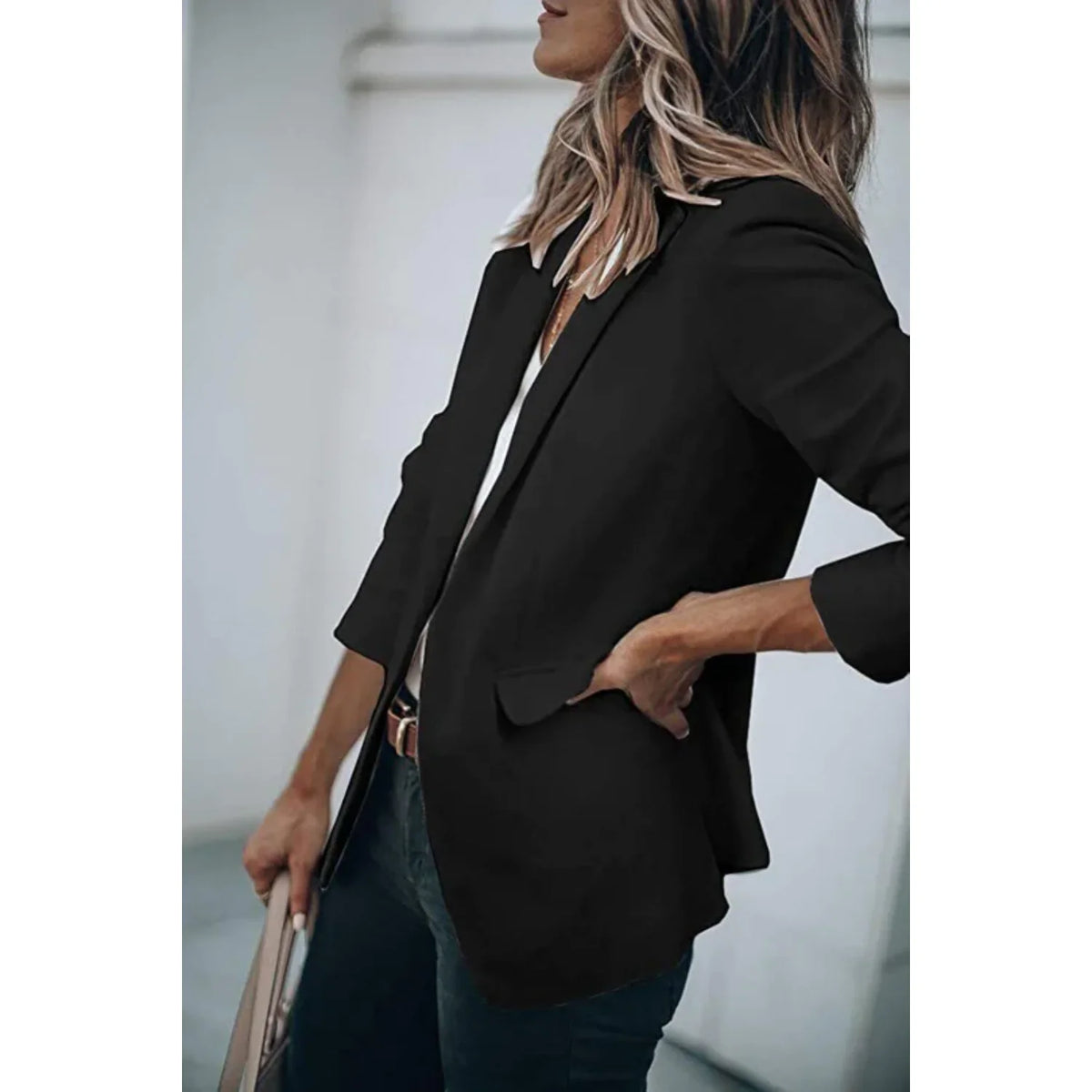 Tailored Fitted Classic Blazer