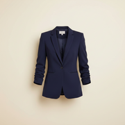 Slim Fit One Button Blazer