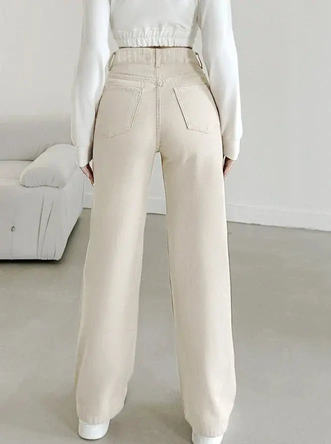 High Waist Loose Wide Leg Jeans