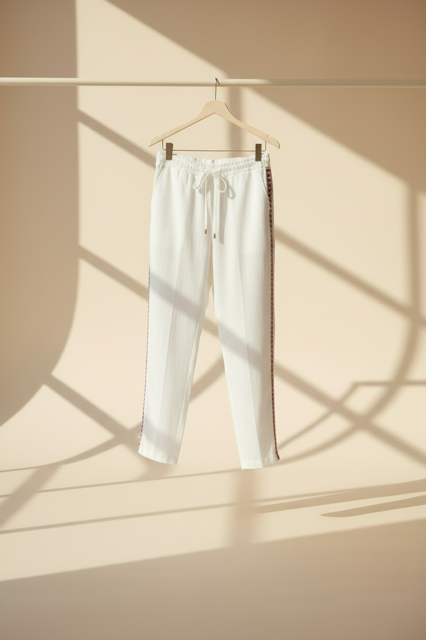 High Waisted Tapered Trousers