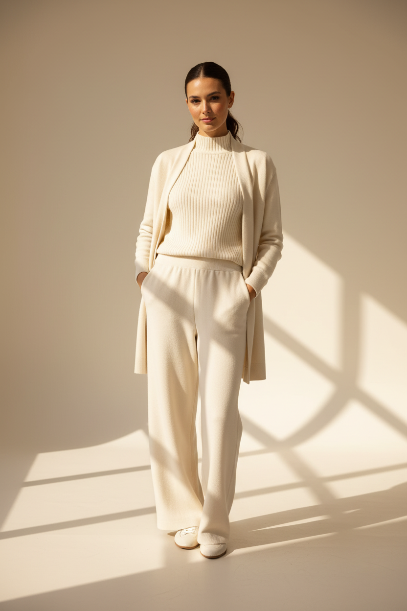 Three-Piece Knit Lounge Set