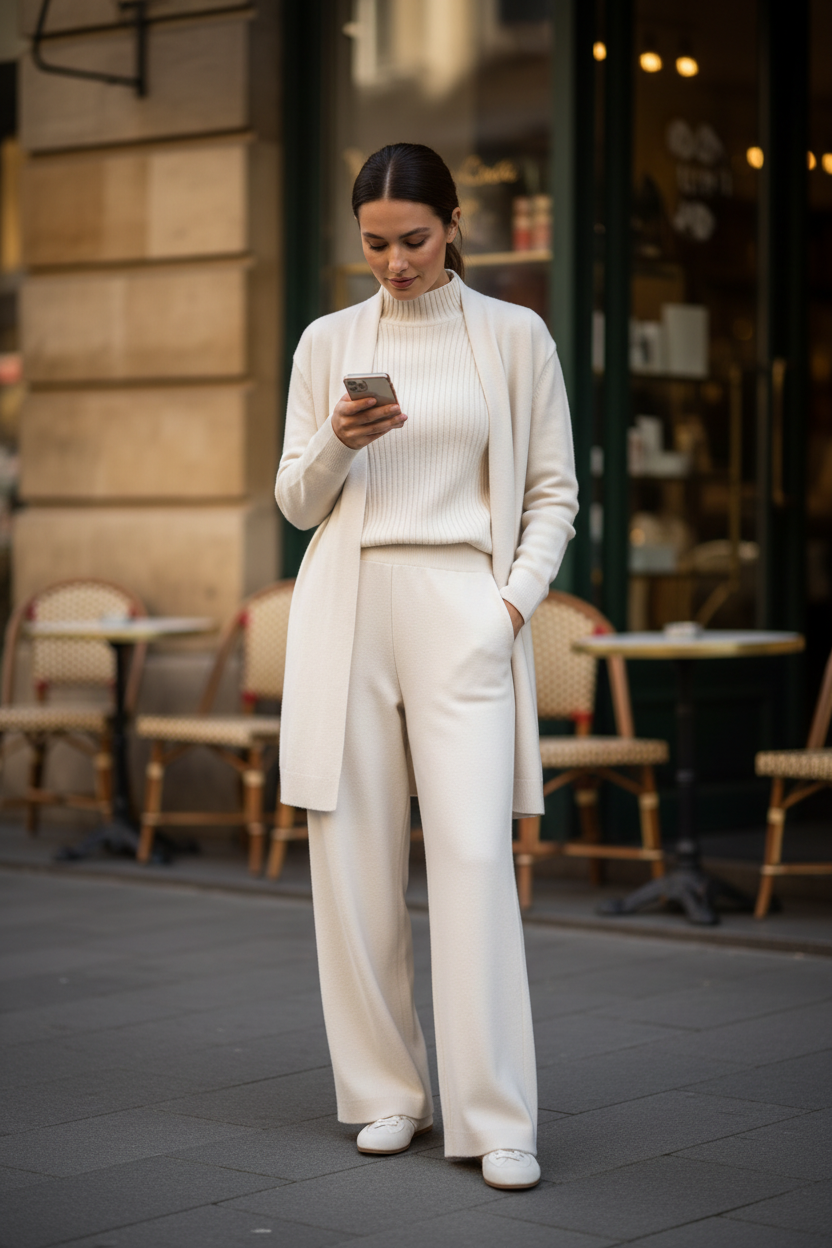 Three-Piece Knit Lounge Set