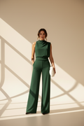 Sleeveless Wide Leg Jumpsuit