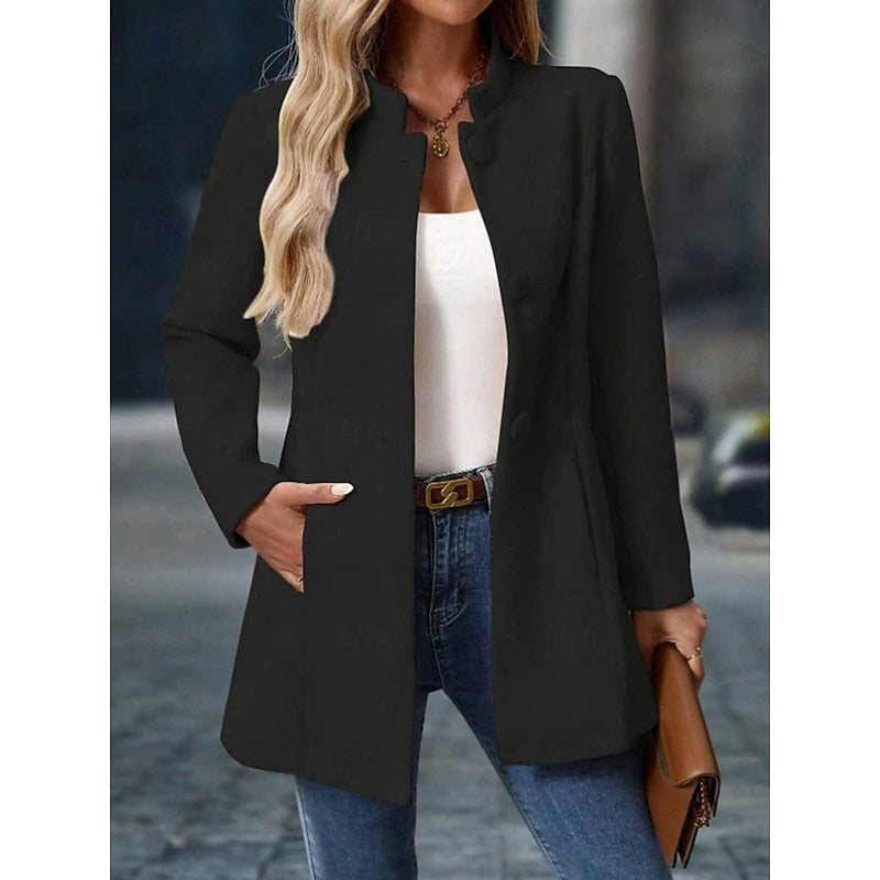Stand Collar Autumn Coat