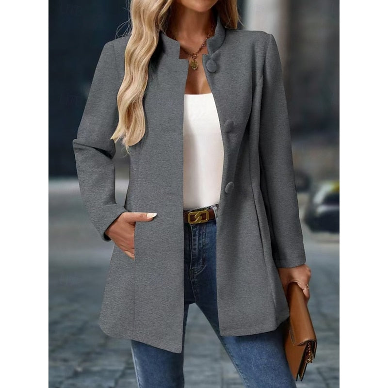 Stand Collar Autumn Coat